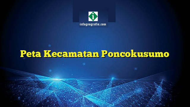 Peta Kecamatan Poncokusumo